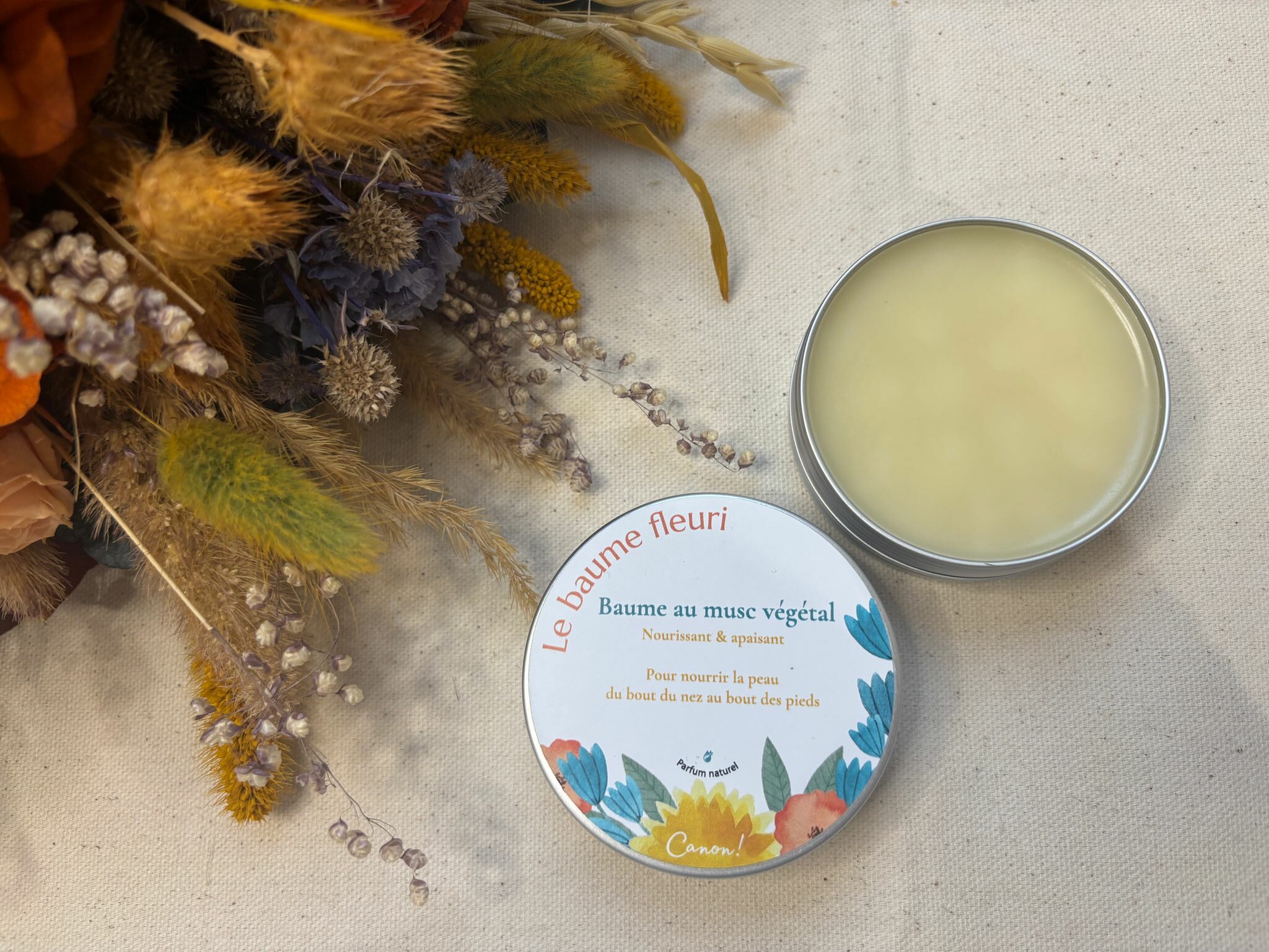 BAUME FLEURI - Le Baume CALENDULA et MUSC blanc